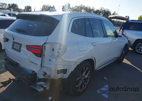 2023 BMW X3 Sdrive30I z USA, uszkodzony, nr VIN 5UX43DP07P9R64170